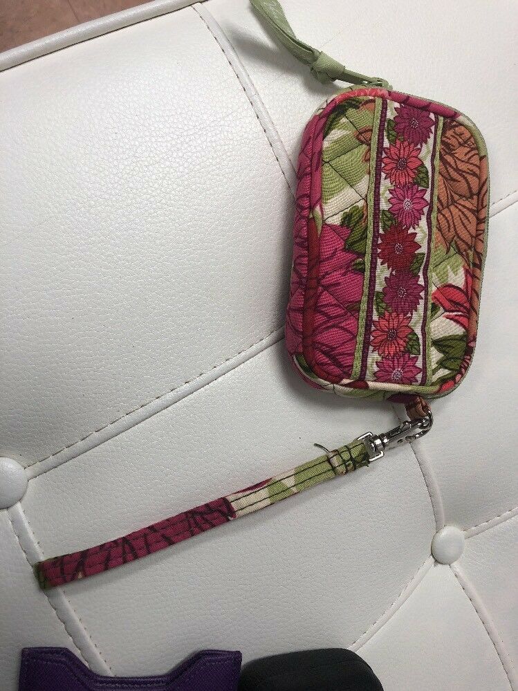 Vera Bradley Floral Coin Change Wallet Wristlet