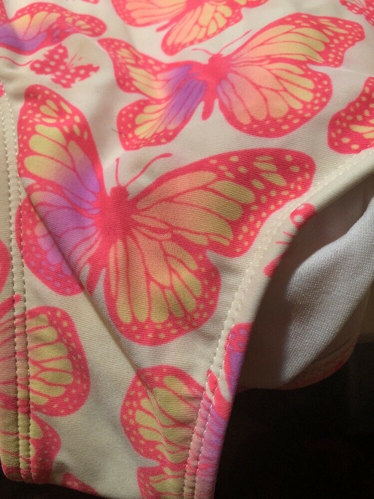 orange butterfly Swimming Suite