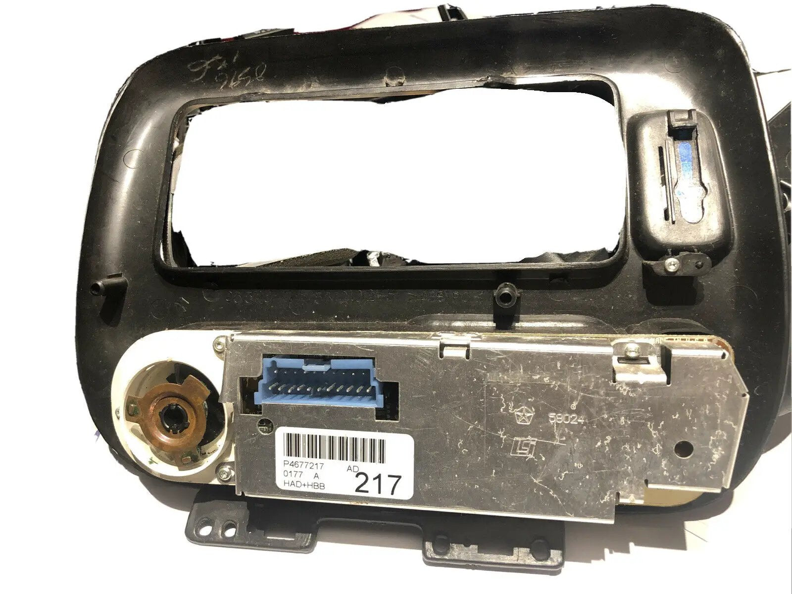 97 98 Voyager Heater Air A/C Control Dual Zone Unit Blue Plug P4677217 by AC