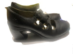 Fly London Women Shoe Yan Size 6M EUR 37 Black Wedge Heel Mary Jane Pre Owned yq