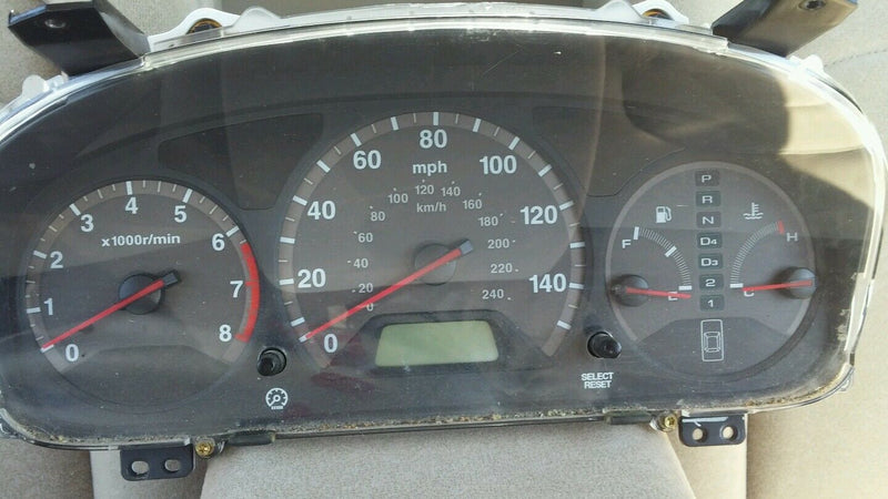 2001 HONDA ACURA ODOMETER SPEEDOMETER TACHOMETER GAS GAUGE INSTRUMENT CLUSTER OE