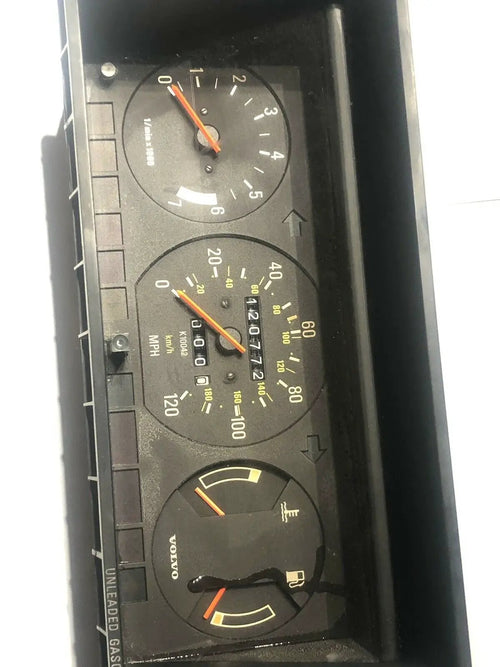 121K Volvo 240 gauges instrument cluster speedometer clock Tachometer Gauge OEM by Volvo