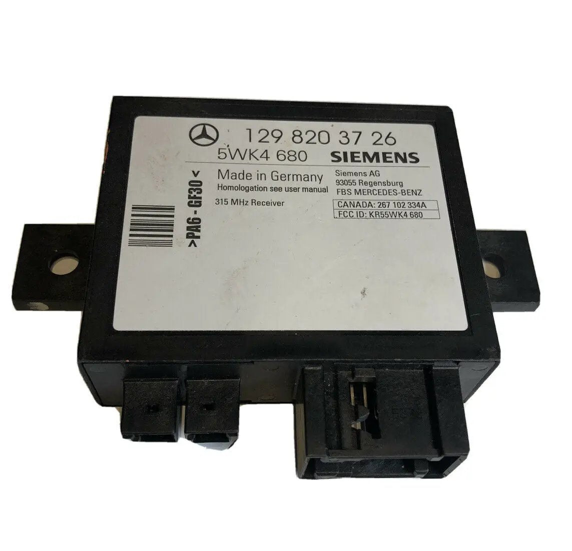 92-02 Mercedes W202 SL500 C230 C280 Anti Theft Locking Control Module by Mercedes-Benz