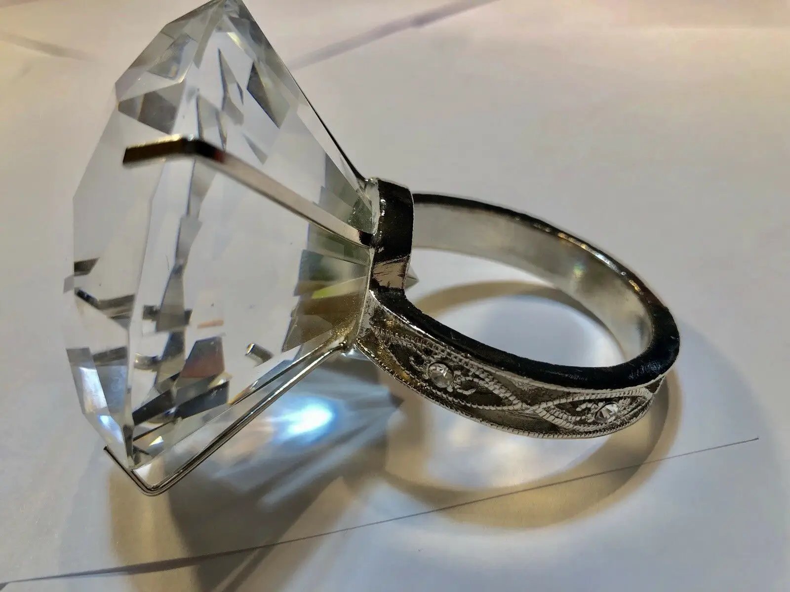 Diamond Ring Hankerchiek Holder by DALEY1DEALS,LLC.