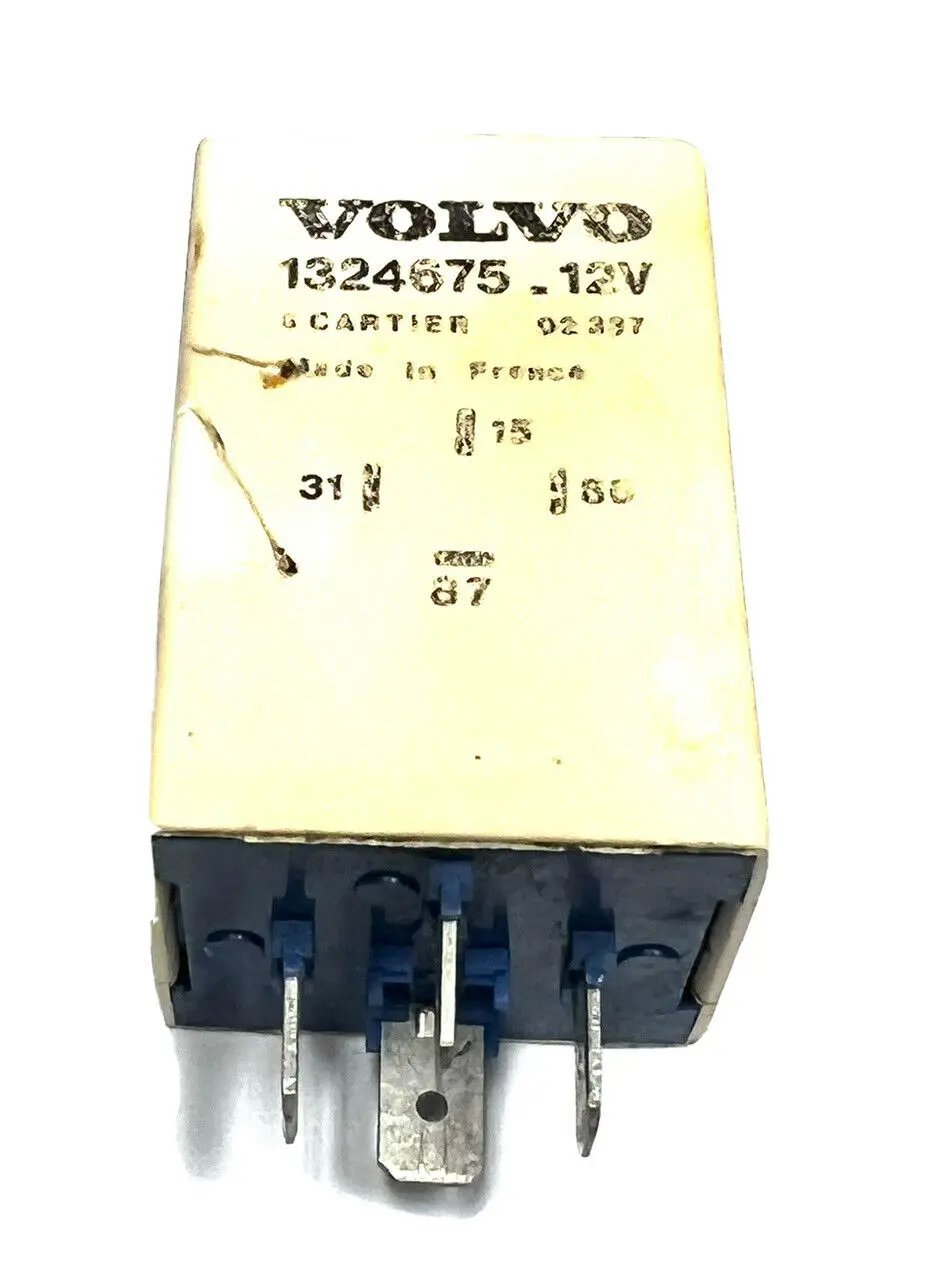 Volvo 240 260 740 760 1324675 Cabin Heater Timer Relay with pigtail wire by Volvo OEM