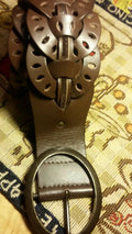 Genuine leather womans belt Old Navy small 37 inches long and 2 inches wide by Old Navy