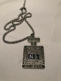 Number 5 Perfume Bottle Necklace Pendant by Unbranded