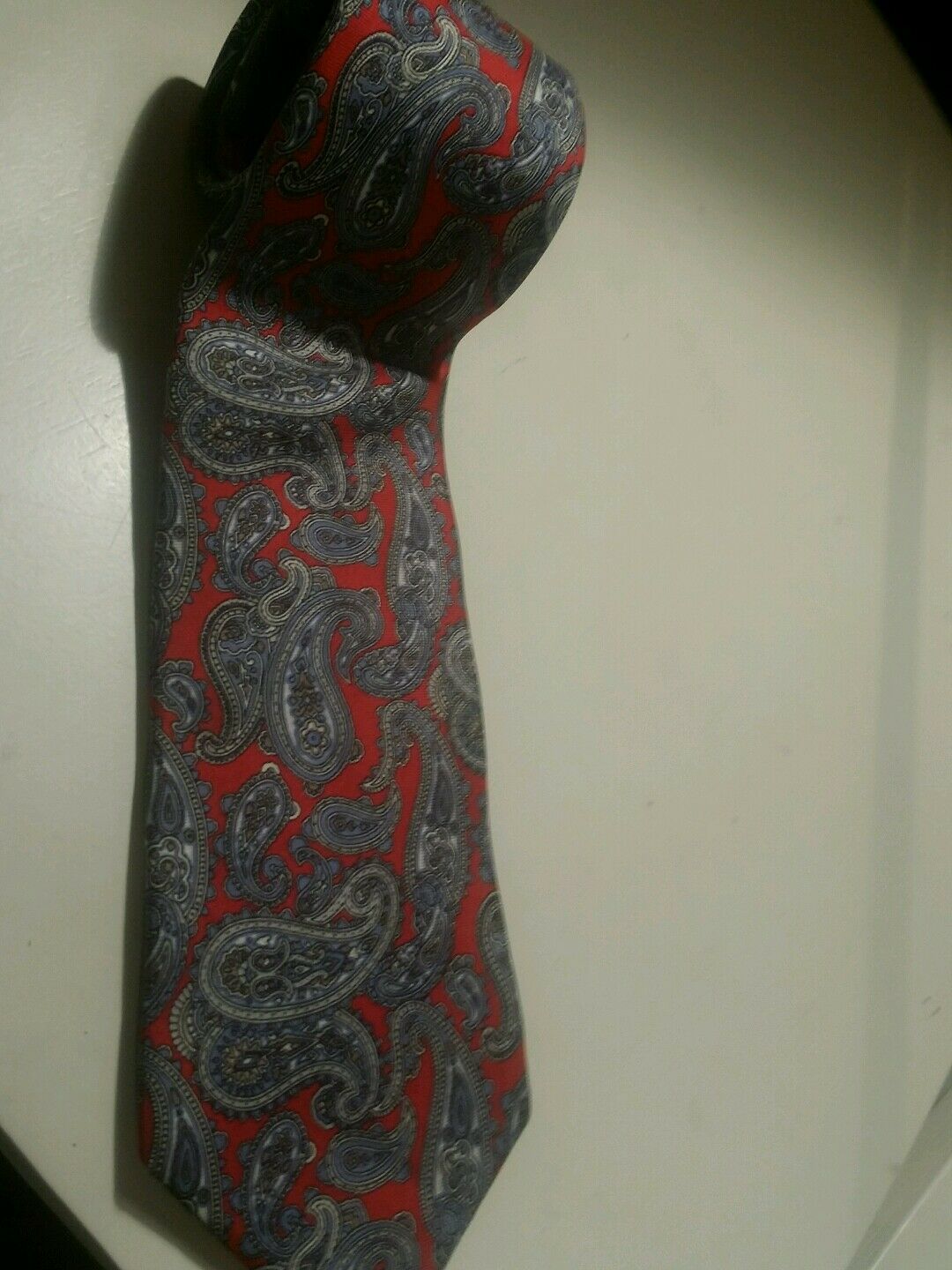 Christian dior multi colored paisley print stunner tie.