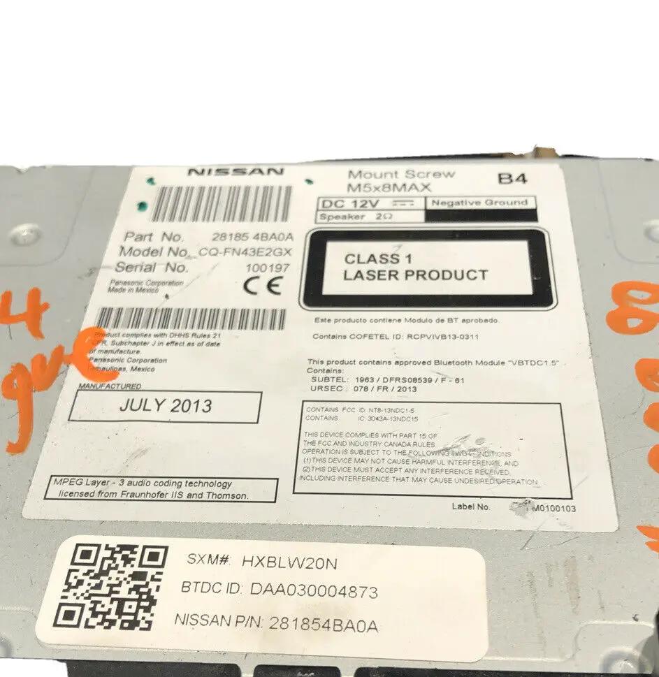 2014-2016 Nissan Rogue AM FM CD Navigation Radio Receiver 25915-4BA0A OEM by Nissan