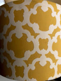 Large Gold And Cream Vintage Lampshade Beautiful Style. by DALEY1DEALS,LLC.
