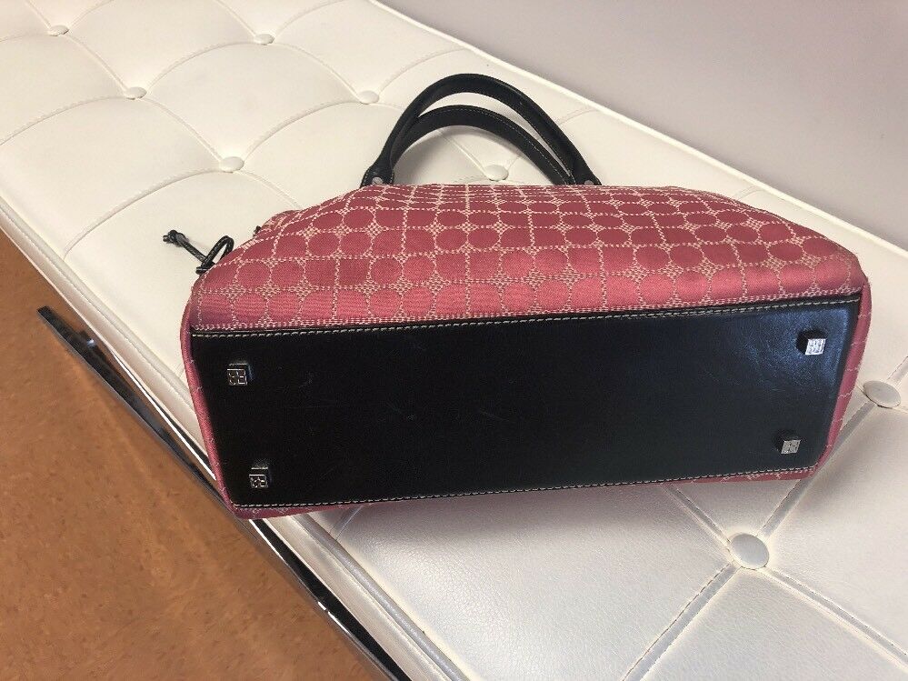 KATE SPADE Pink Canvas Tote Shoulder - NO Crossbody STRAP Bag Purse