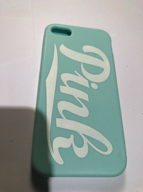 Case PINK Victoria Secret For Iphone 5 & 5S Teal Silicone Cover