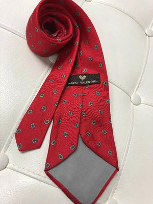 Mario Valentino Men's Neck Tie Silk Tie Made In Italy 55"