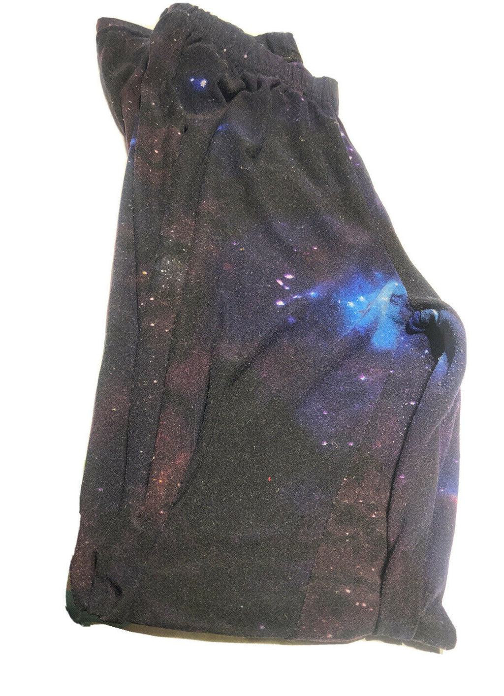Shosho Womens Size Small/Medium Leggings Stretch Pants Yoga Super Soft Galaxy