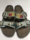 Madden Girl Brando Women US 6 Floral Jean Slides Sandal Pre Owned