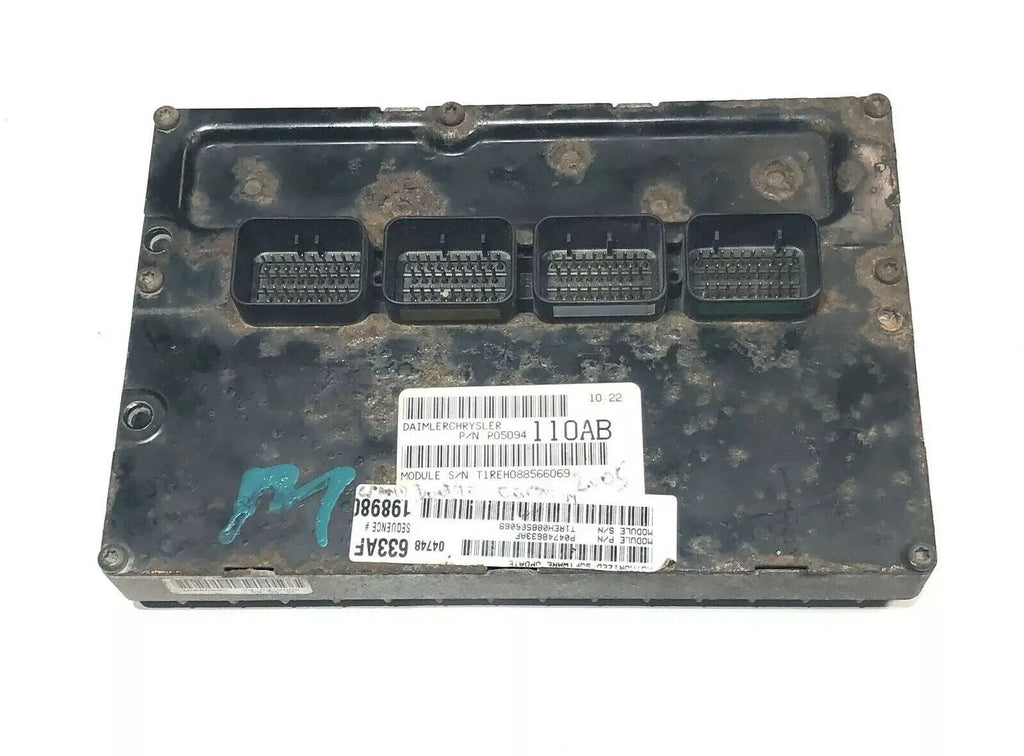 Programmed 2005 Town & Country Caravan Engine Computer ECU ECM OEM 04748375AE by Chrysler