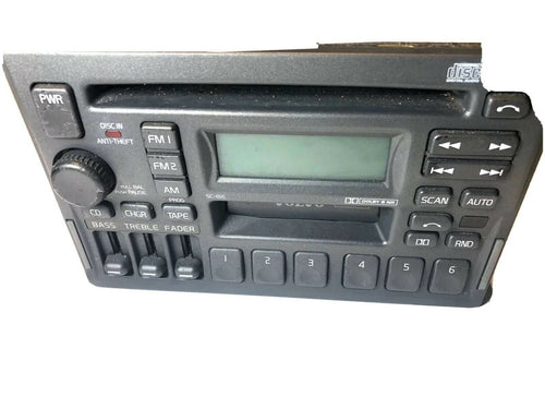 1997 VOLVO V79 RADIO CD CASSETTE PLAYER #V-7 *RADIO CODE  OEM WITH CODE