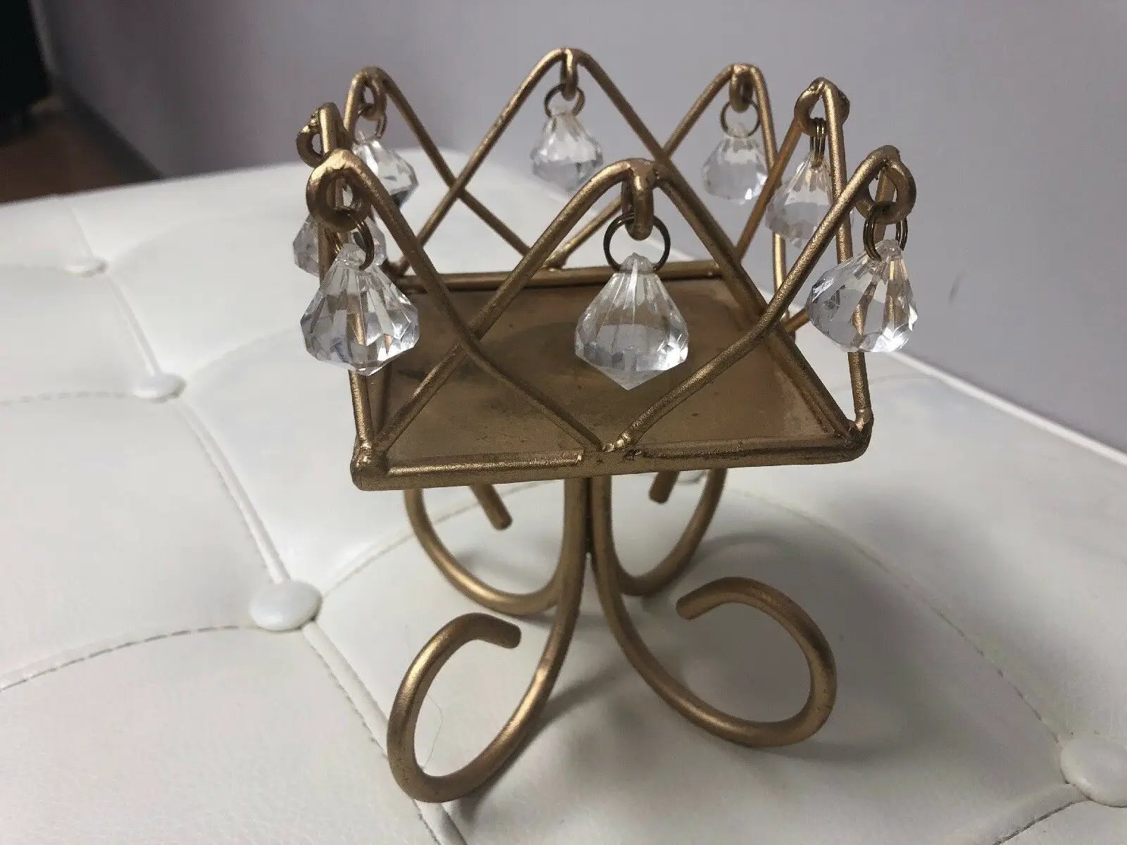 Beautiful Exotic Royal Gold Tone Candle Holder by DALEY1DEALS,LLC.
