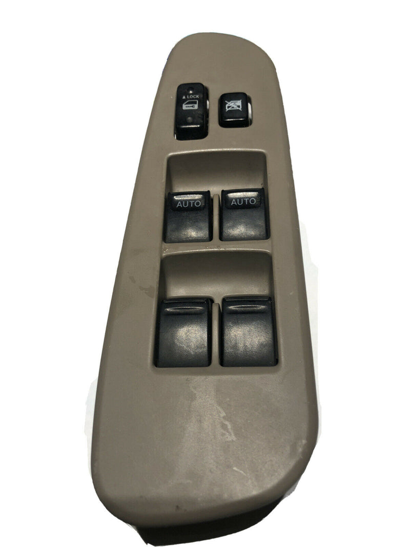 2001-2004 Toyota Sequoia Left Driver Front Power Master Window Switch GRAY OEM