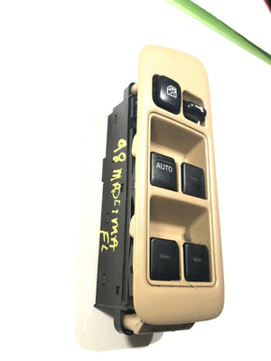 1995 To 1999 Nissan Maxima Driver Side Master Window Switch Beige 6148079062
