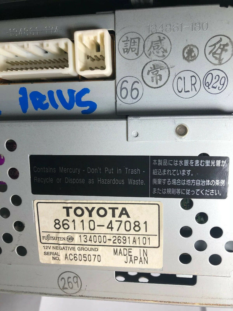 ️2004-2009 Toyota Prius Dash Information Display Screen Unit Tested 86110-47081