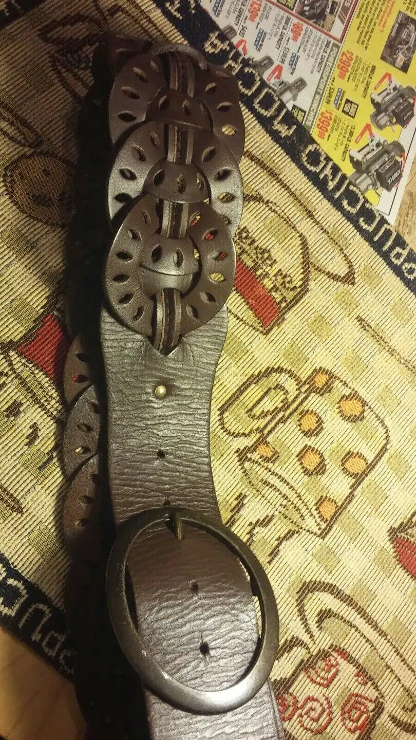 Genuine leather womans belt Old Navy small 37 inches long and 2 inches wide by Old Navy