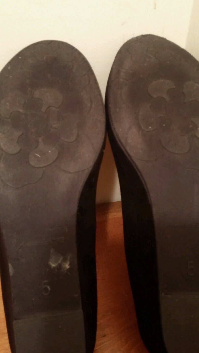 AMERICAN EAGLE WOMENS LADIES SHOES BLACK SIZE US 5 EUR 37.5 LEATHER SUEDE UPPER
