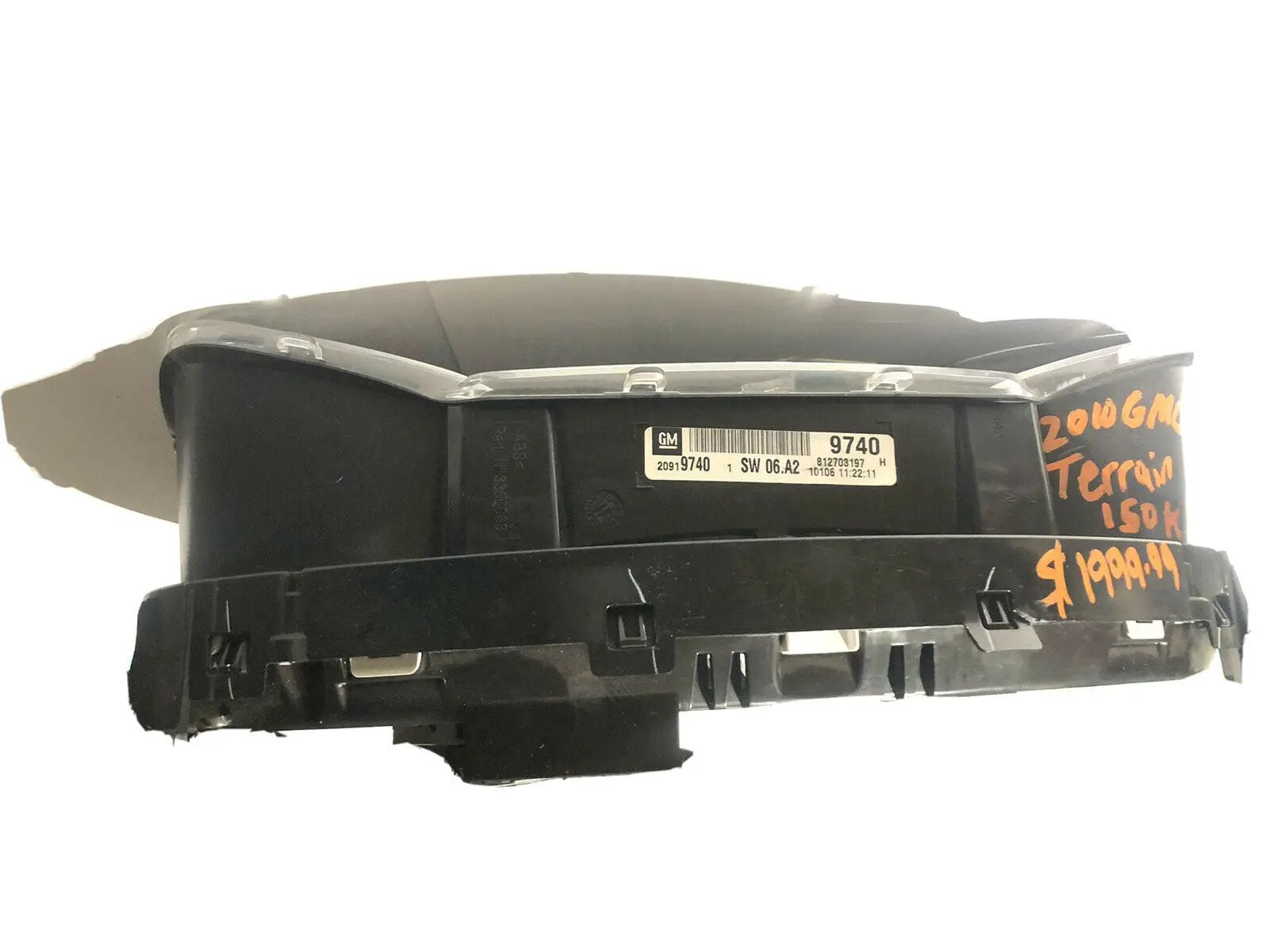 OEM Speedometer Instrument Cluster For Terrain Cluster 150k Miles by GMC