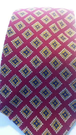 MEN NECK TIES 100% ITALY NAVY BLUE. BROWN.  MADISON COLLECTION BY DANBURY