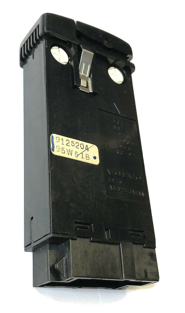 Volvo OEM Black Hazard 4 way Flasher Switch 9125204 fits 850 1995-1997 1996 1994