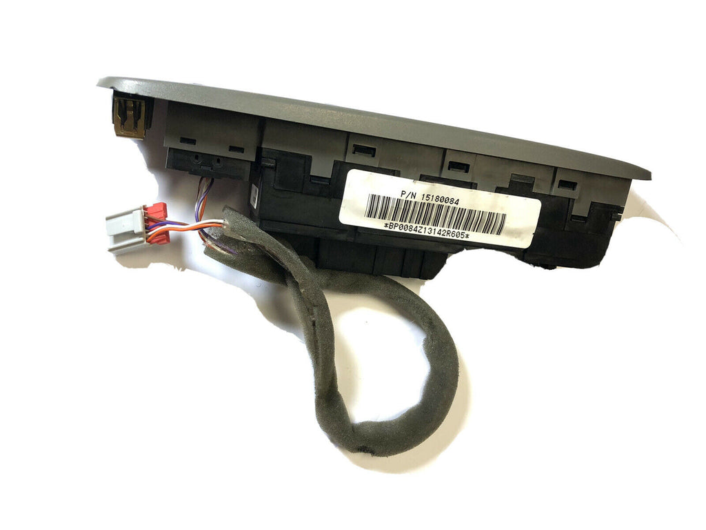 02-05 Chevy Trailblazer Left Driver Master Window Heat Seat Control Switch Gray