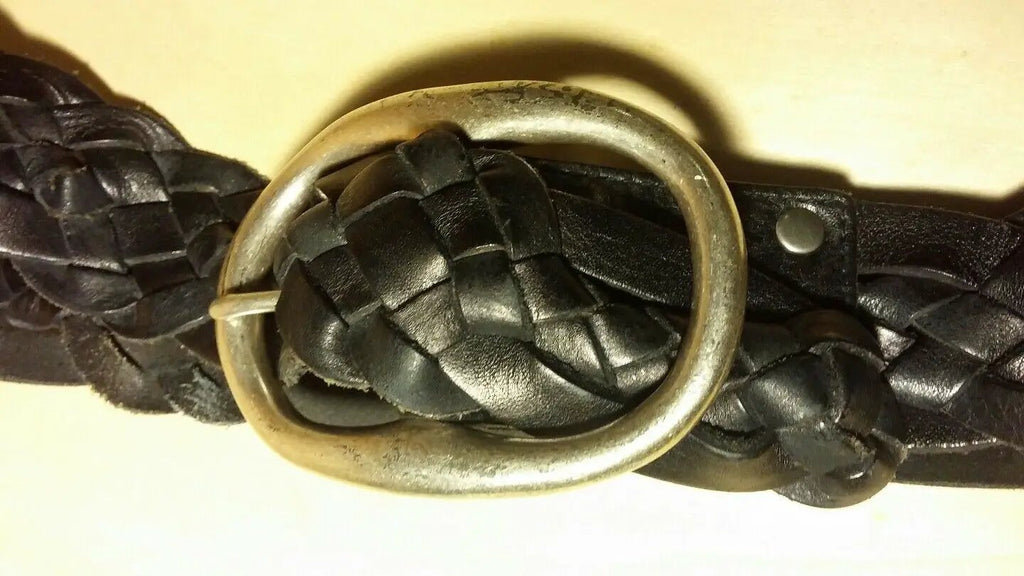 32 INCHEs GENUINE LEATHER MEN DARK BROWN BELT 1 1/2 INCHES WIDE. BKRUR060 by NOT APPLICABLE