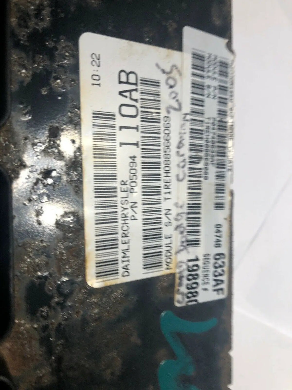 Programmed 2005 Town & Country Caravan Engine Computer ECU ECM OEM 04748375AE by Chrysler