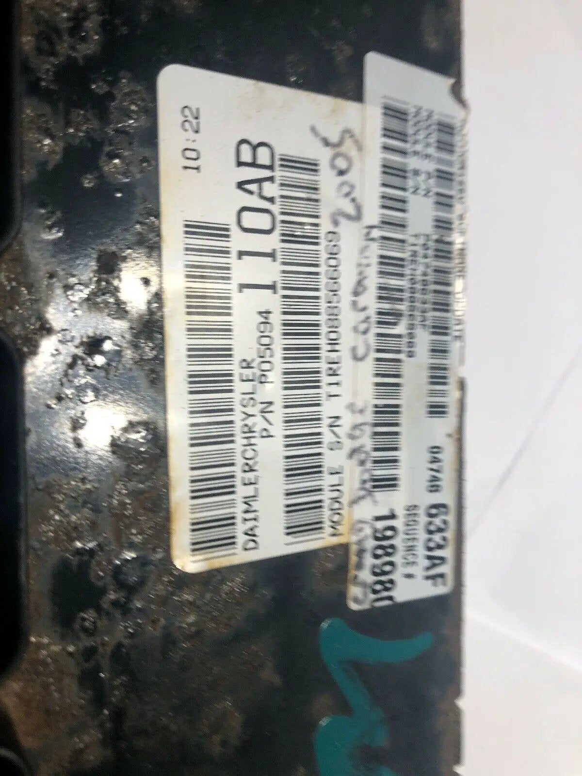 Programmed 2005 Town & Country Caravan Engine Computer ECU ECM OEM 04748375AE by Chrysler