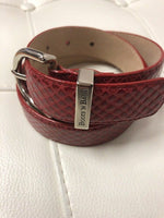 Boots And Bags Burgundy Belt Size Meduim Leather