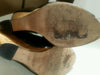 White House Black Market Black Patent Leather Peep Toe Cork Wedges Women's 7.5 M