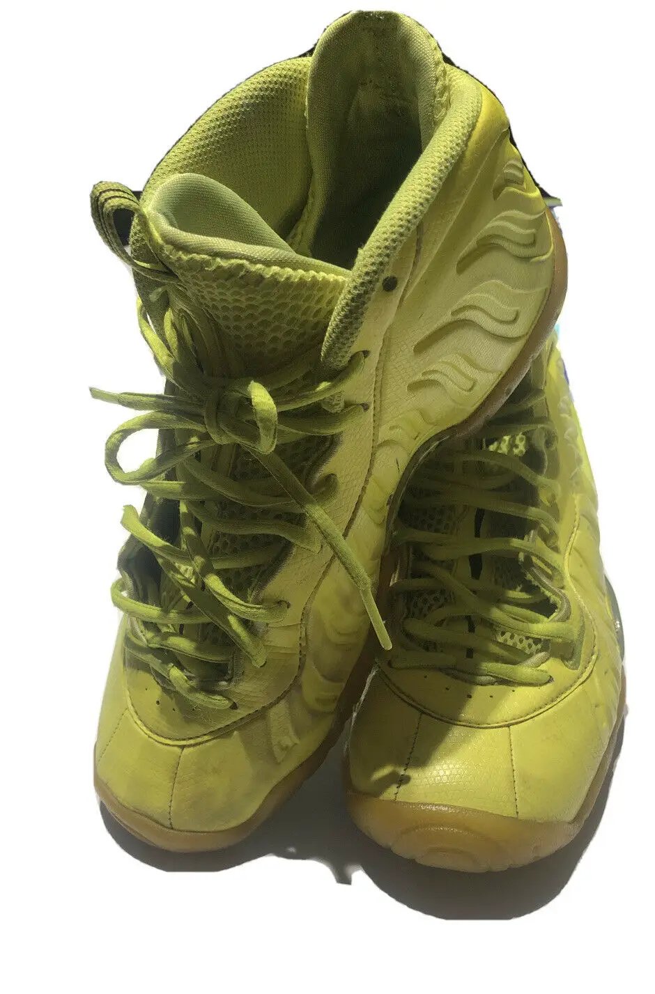 Nike Foamposite Yellow Size 6 by Nike