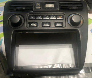 01 02 Honda Accord Climate Control Heater AC Manual Temp Bezel Black OEM