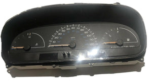 99-00 Dodge Caravan Voyager 4spd Instrument Cluster Speedometer Tach Black Plug