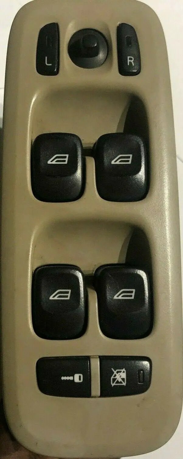 Volvo OEM Tan/Oak Left Master Window Switch 30658146 S60 V70 XC70 03-04 by Volvo