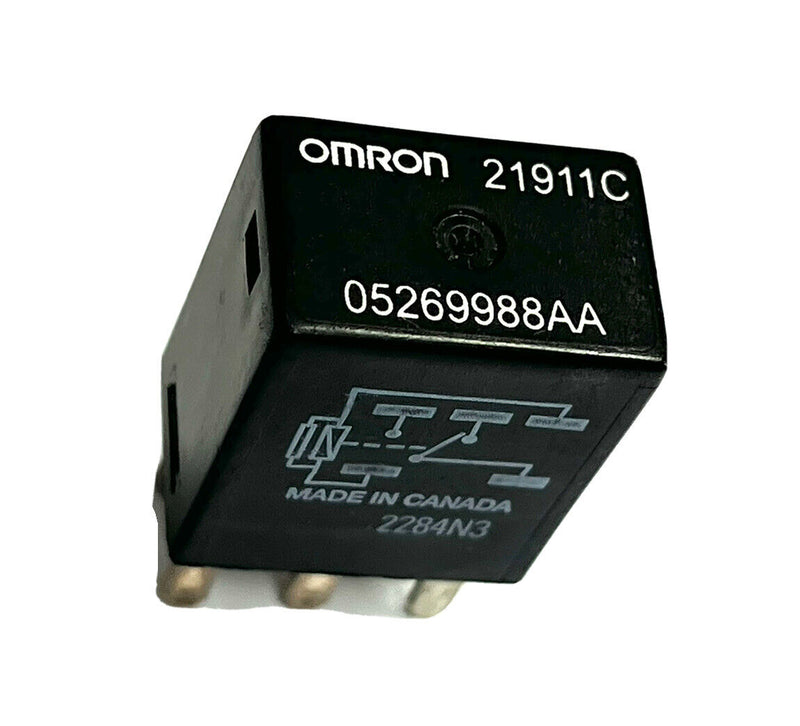 Omron 21911C Power Relay Replace OEM 05269988A Jeep Chrysler Dodge Plymouth