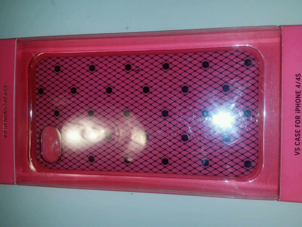 Victoria's Secret HOT PINK Sexy Fishnet iPhone 4 4S Case Cover NIB