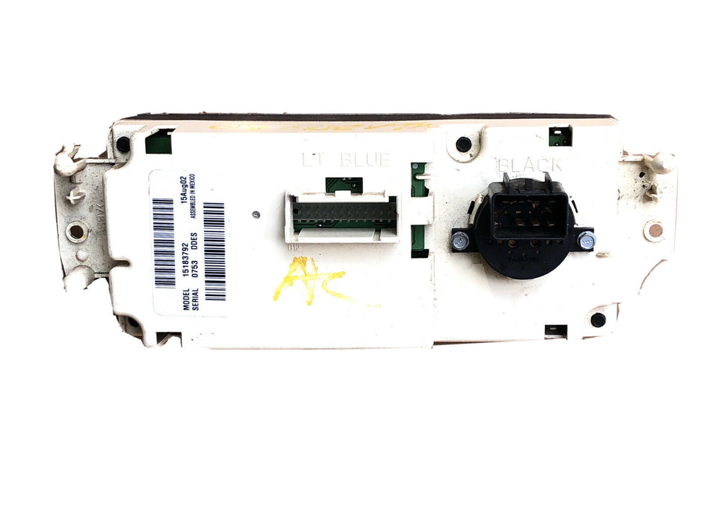 03  04 05 06 Silverado Sierra 1500 2500 Climate Heater AC Control OEM 15183792