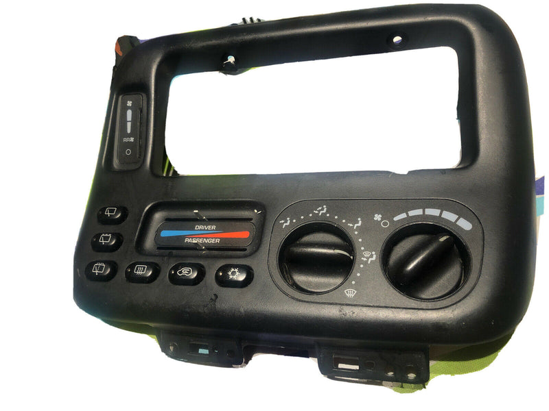 1996-2000 Dodge Caravan Radio Stereo Climate Control Panel Trim Bezel 4677217