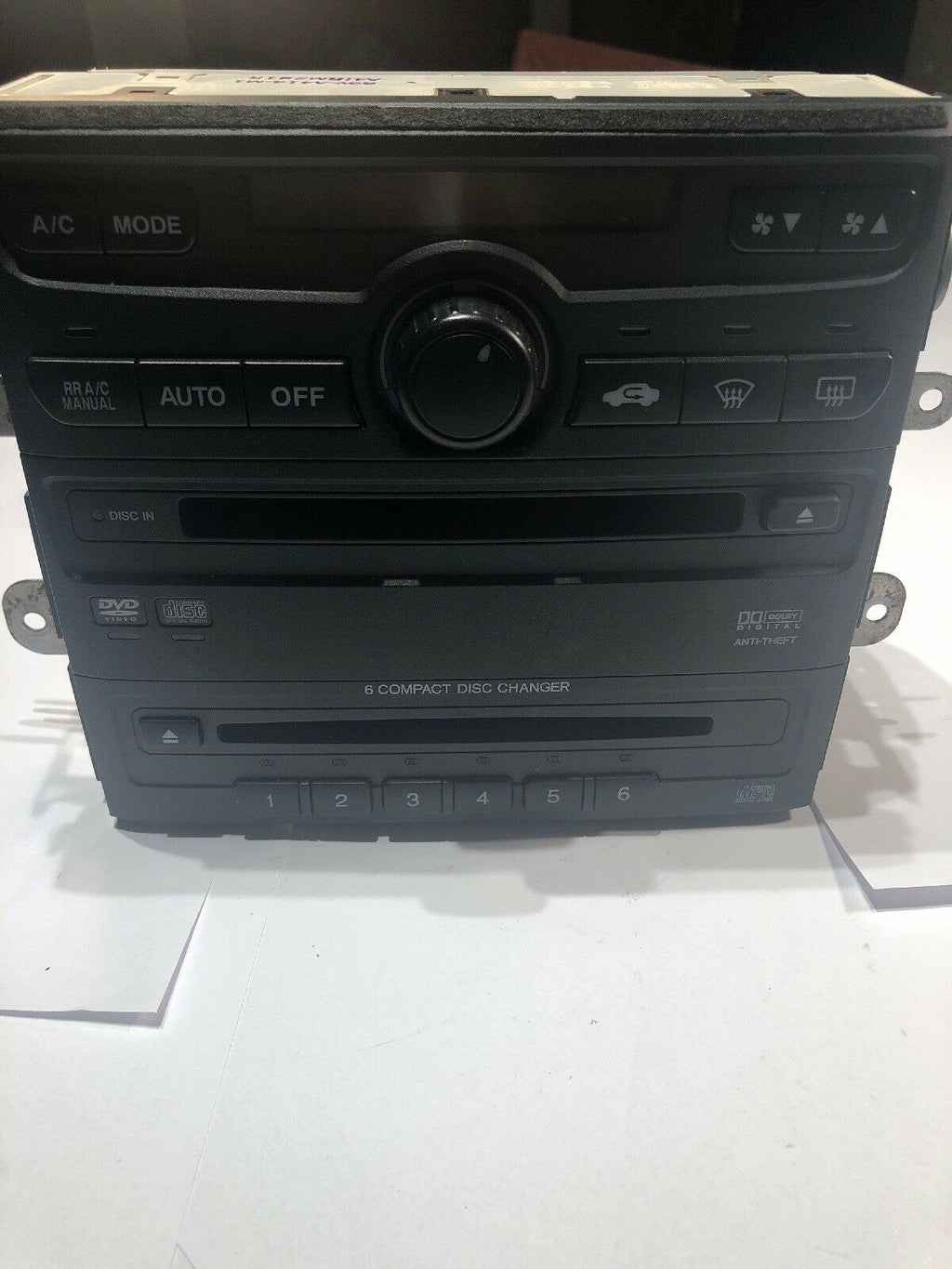 2006-2008 HONDA PILOT RADIO CD PLAYER OEM RADIO 39110-S9V-A510-M1 TESTED M62#019
