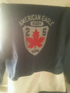 100% Cotton American Eagle Outfitters, sz. large Vintage Rugby sweater, RN54485.