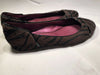 Women's Coach Zebra Fur Poppy Flat Size 7