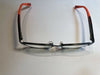 Nike Eyeglasses 001/125 Black Red Frame / Clear Lenses (NO CASE)