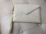 100% AUTHENTIC PANDORA "O"CROWN VANILLA WRISTLET/CLUTCH HANDBAG PURSE "PRE-OWNED