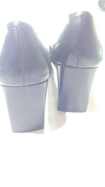 COACH 6B Black Leather Versatile Heels Pumps Italy